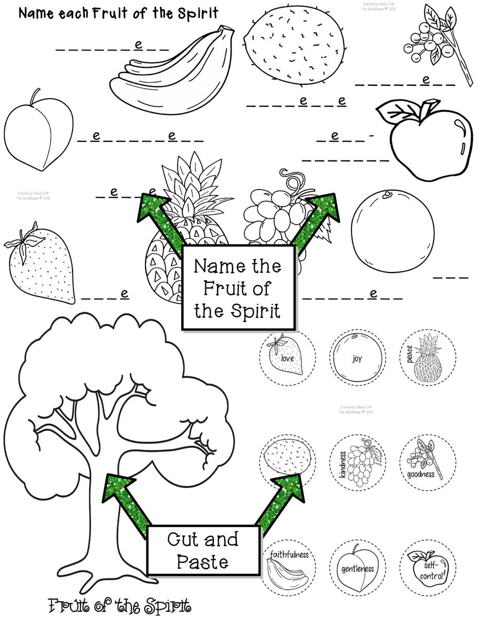 Fruit Of The Spirit Archives Bible Story Printables