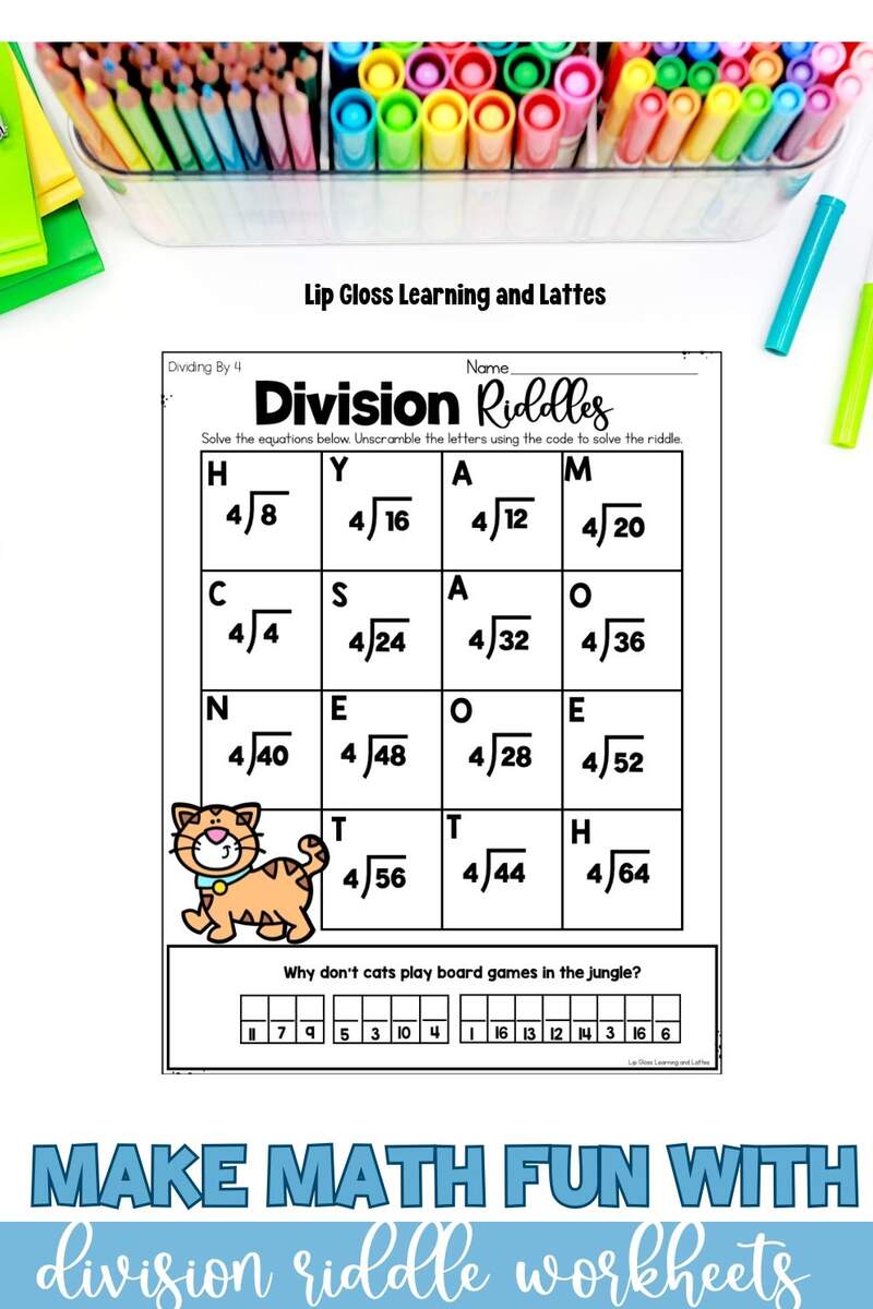 Fun Division Worksheets For 3rd Grade Math Practice That Feels Like Play Lip Gloss Learning And Lattes Fun Division Worksheets For 3rd Grade Math Practice That Feels Like Play Lip Gloss Learning And Lattes