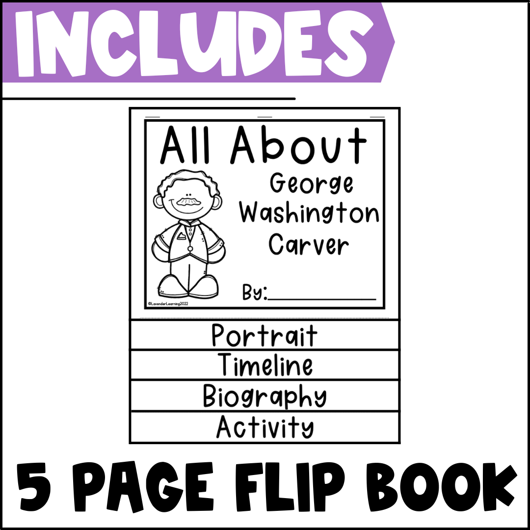 George Washington Carver Biography Activities Black History Month Inventor Made By Teachers