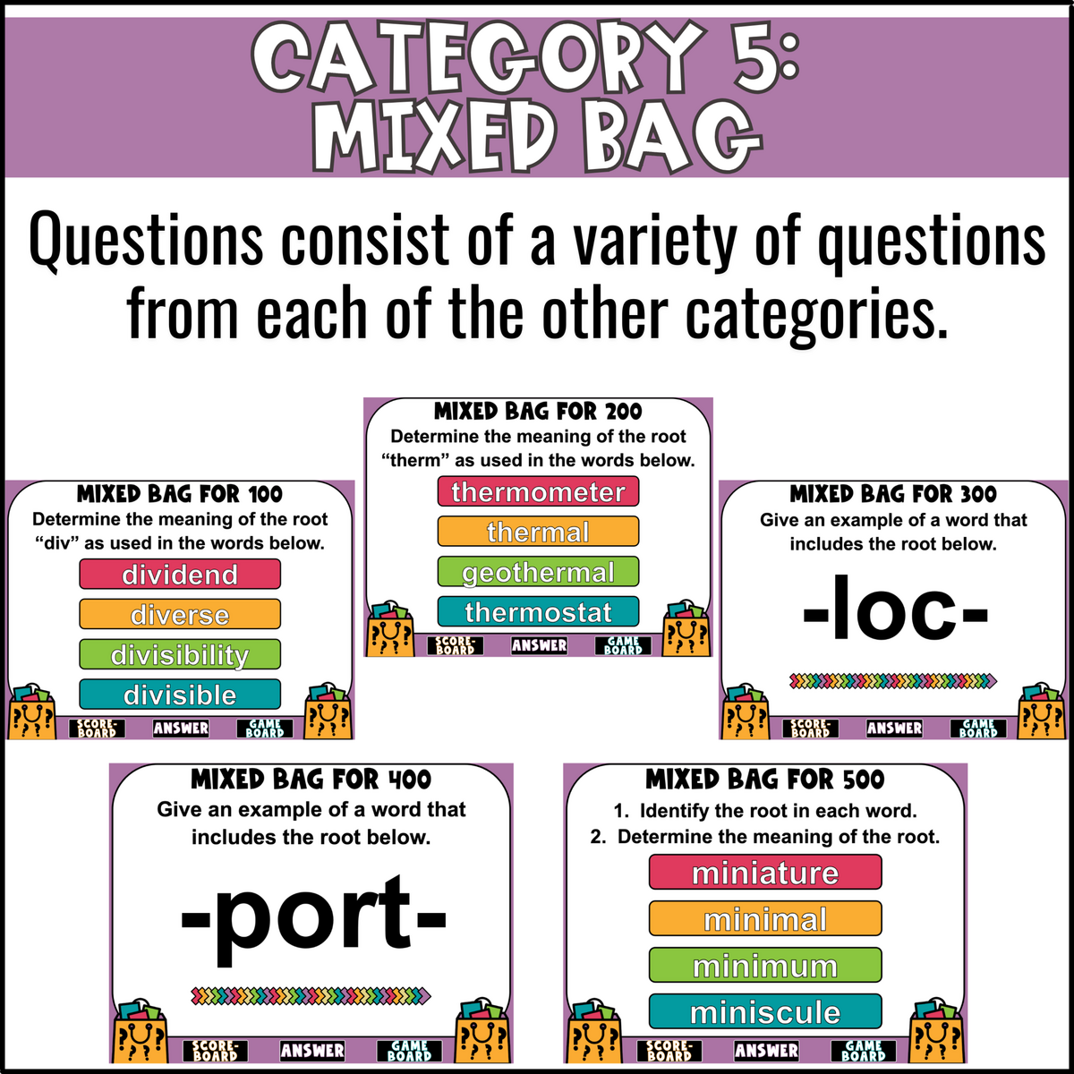 Greek And Latin Roots Game Show Test Prep Reading Review Game Fun In 5th Grade MORE Greek And Latin Roots Game Show Test Prep Reading Review Game Fun In 5th Grade MORE