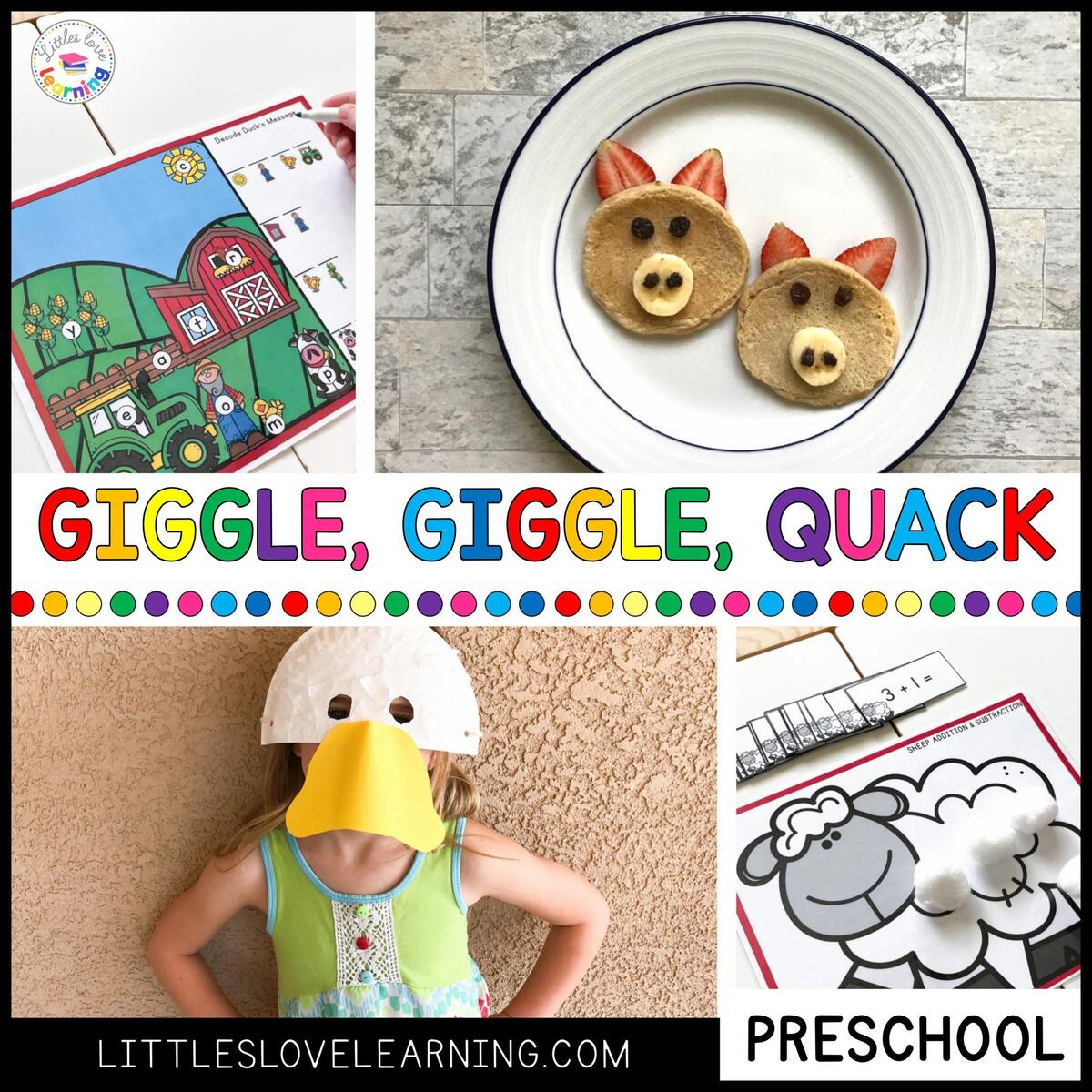 Hands On Giggle Giggle Quack Activities For Preschool Kinder