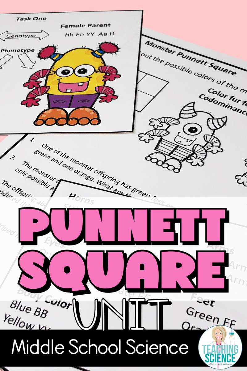 Heredity And Punnett Squares Activities For Middle School Science Heredity And Punnett Squares Activities For Middle School Science