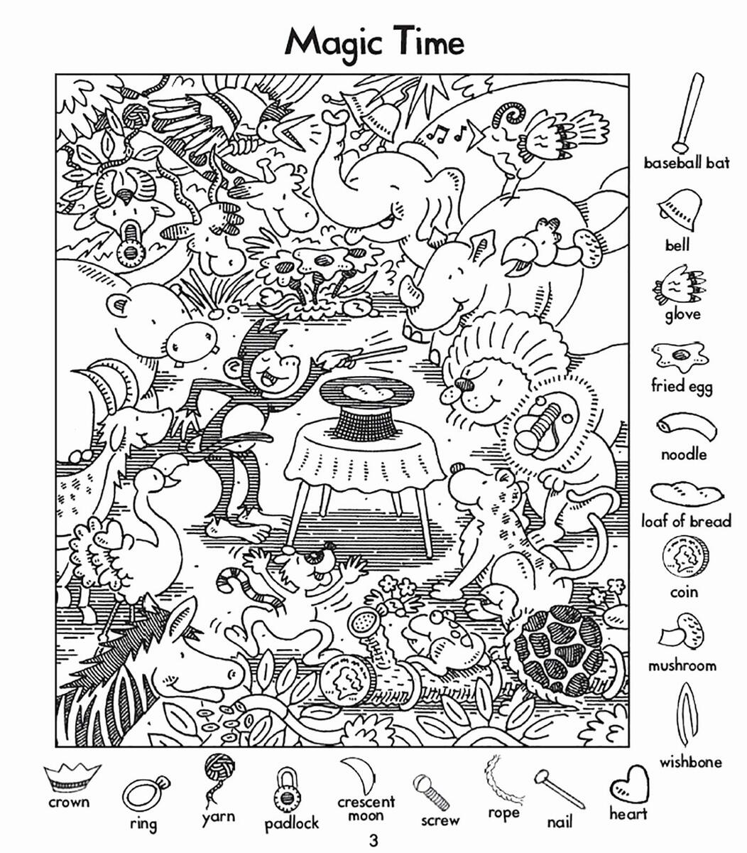 Highlights Hidden Pictures Printable 123 Worksheets Highlights Hidden Pictures Printable 123 Worksheets
