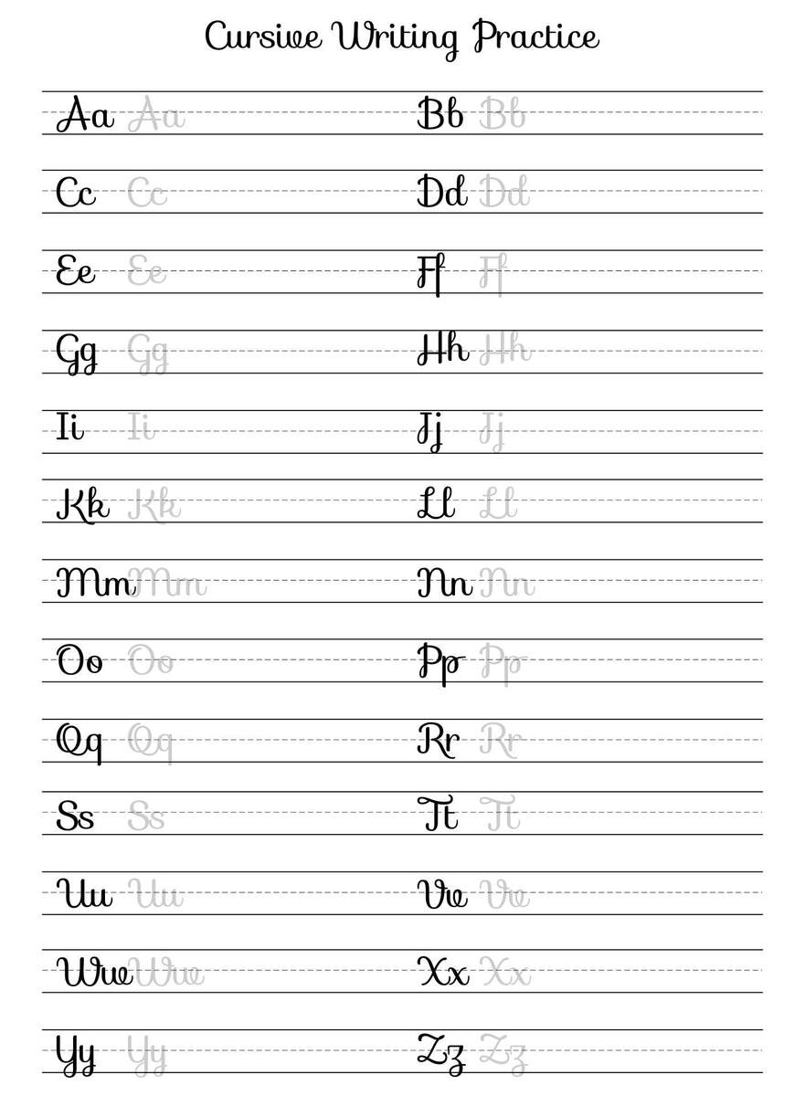 Homeschool Supplies 50 Cursive Practice Worksheets For 3rd Grade On Quizizz Learning Cursive For Kids Homeschool Supplies 50 Cursive Practice Worksheets For 3rd Grade On Quizizz Learning Cursive For Kids