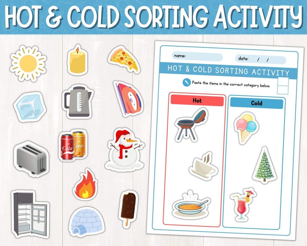 Hot And Cold Sorting Activity Printable Hot Or Cold Worksheets Preschool Prek Kindergarten Hot And Cold Picture Sort Instant Download Etsy Norway Hot And Cold Sorting Activity Printable Hot Or Cold Worksheets Preschool Prek Kindergarten Hot And Cold Picture Sort Instant Download Etsy Norway