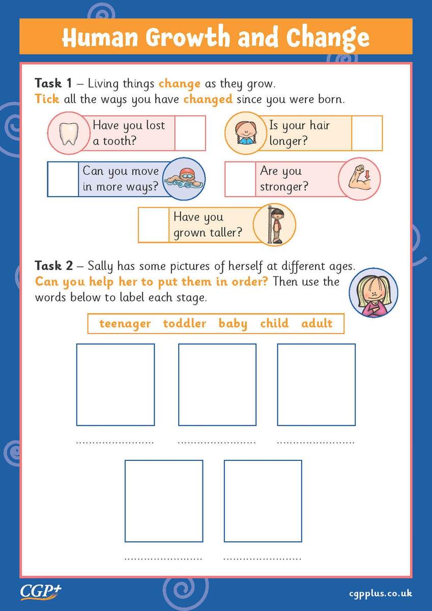 Human Growth And Change Year 2 CGP Plus Worksheets Library