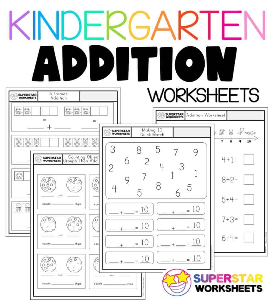 Kindergarten Assessment Worksheets Superstar Worksheets