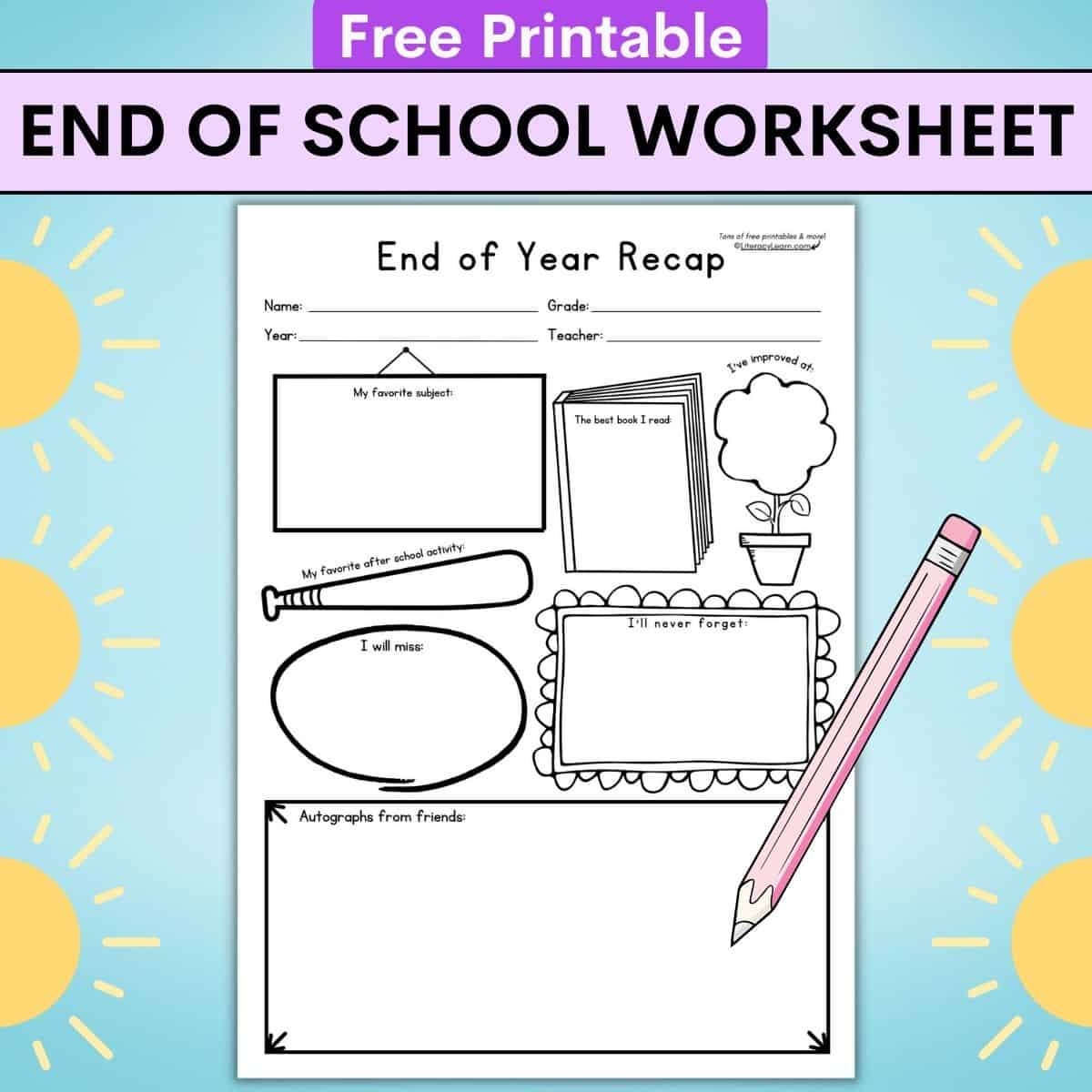 Last Day Of School End Of Year Fun Survey Printable FREE Worksheets Library Worksheets Library Last Day Of School End Of Year Fun Survey Printable FREE Worksheets Library Worksheets Library