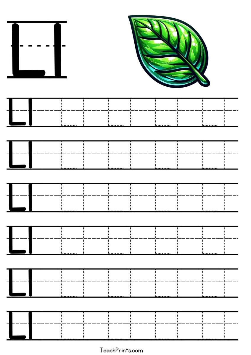 Letter L Tracing Worksheet Free Printables Teach Prints Free Letter L Tracing Worksheet Printable Mermaid Themed Sly Spoon