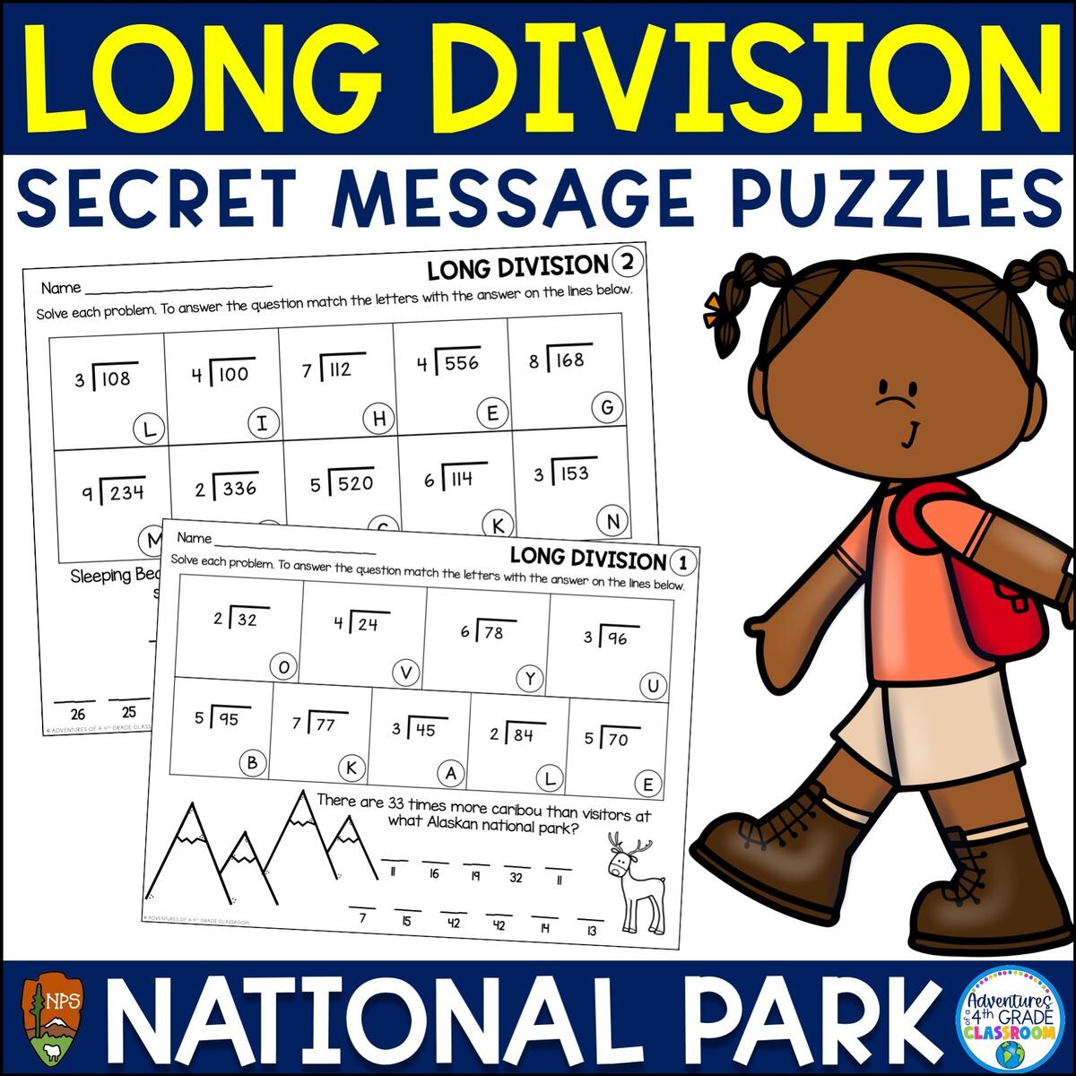 Long Division Review Puzzles Adventures Of A 4th Grade Classroom