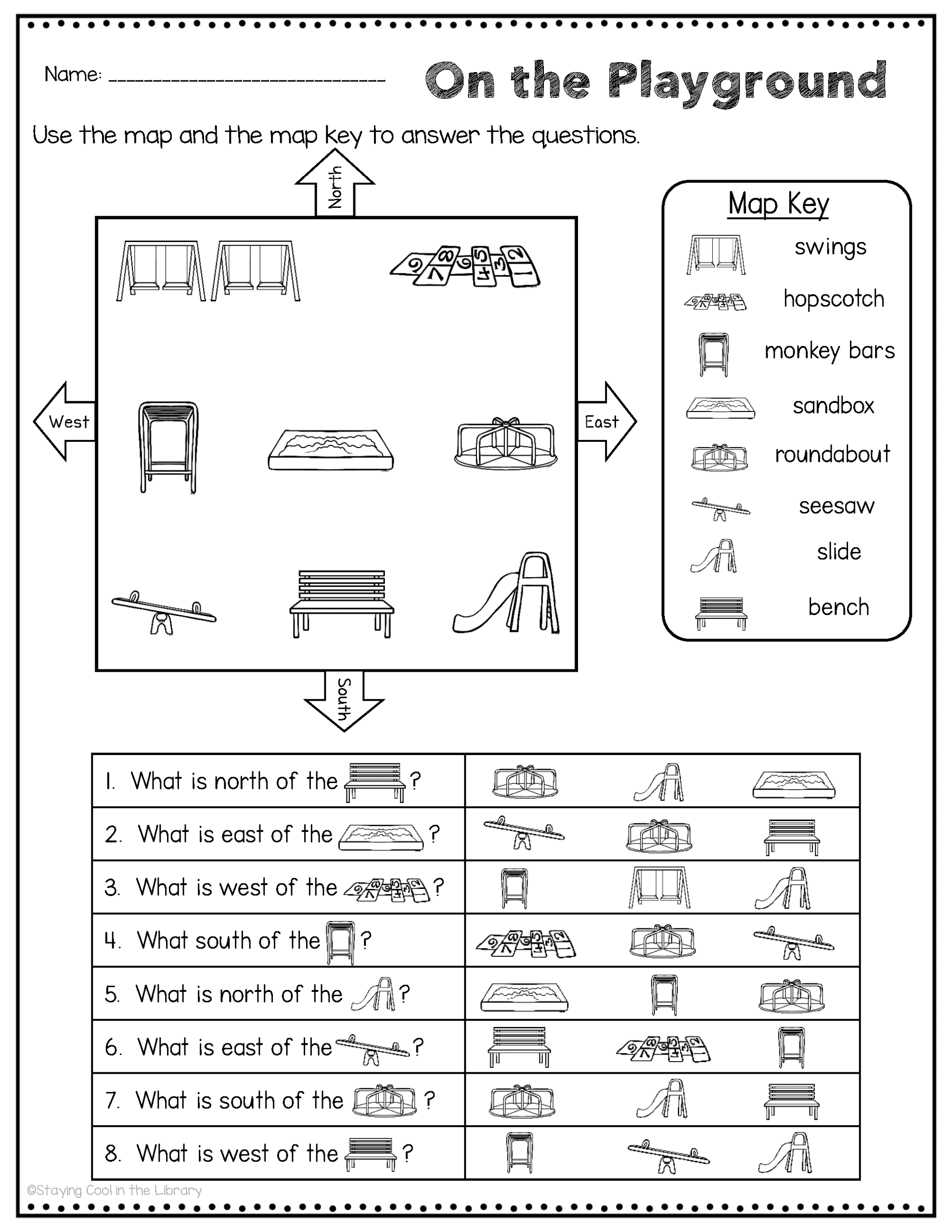Map Skills Printables And Worksheets Make Your Own Map Staying Cool In The Library Map Skills Worksheets Free Printable Bundle