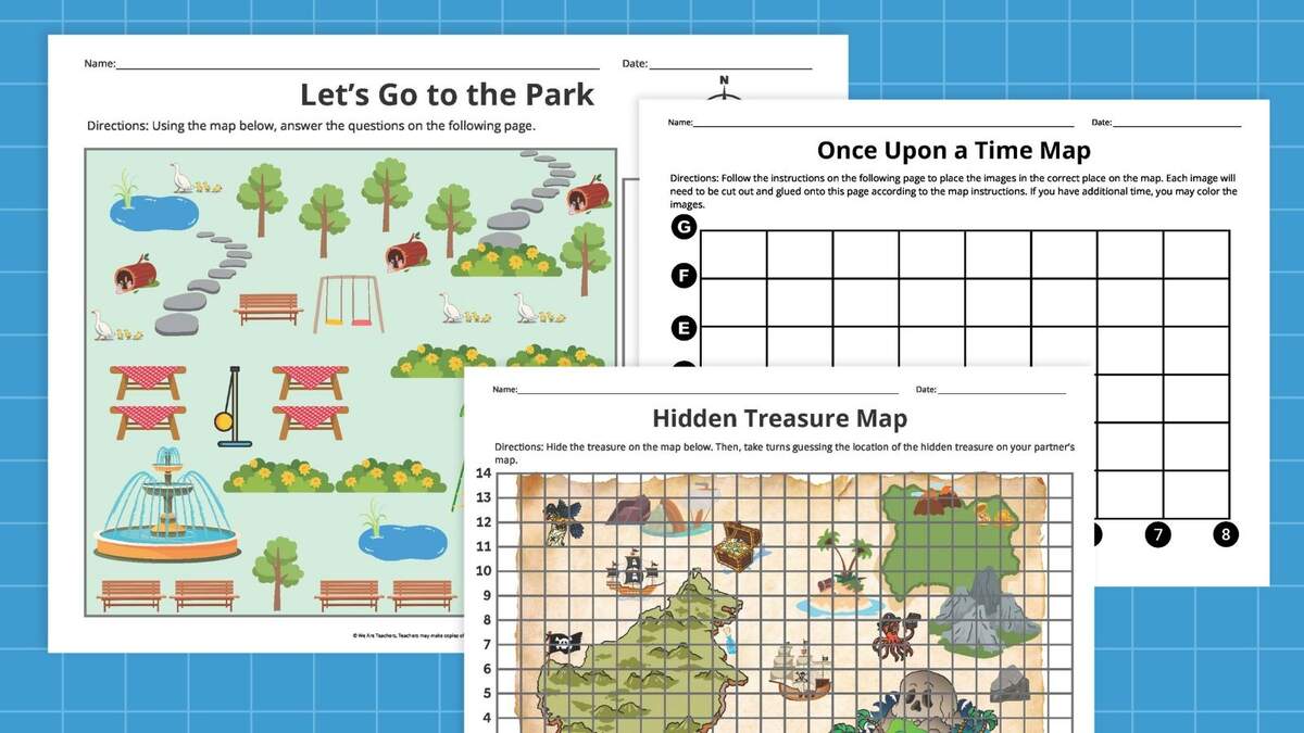 Map Skills Worksheets Free Printable Bundle Map Skills Worksheets Library