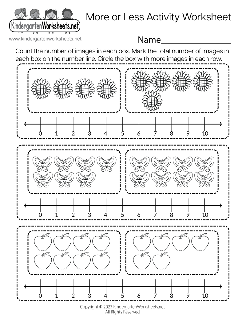More Or Less Activity Worksheet Free Printable Digital PDF More Or Less Activity Worksheet Free Printable Digital PDF