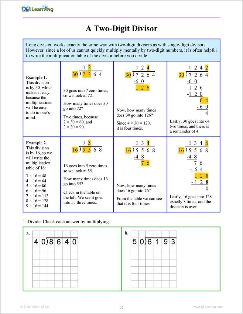 Multiplication Division Workbook For Gr 5 6 K5 Bookstore Multiplication Division Workbook For Gr 5 6 K5 Bookstore