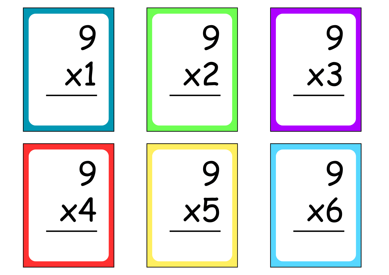 Multiplication Flashcards Free Printables 48 Pages Teach Prints