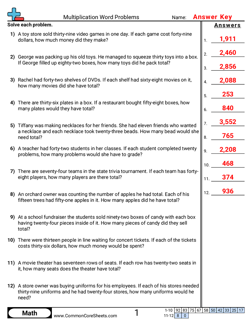 Multiplication Word Problems Worksheet Download Multiplication Word Problems Worksheets Superstar Worksheets