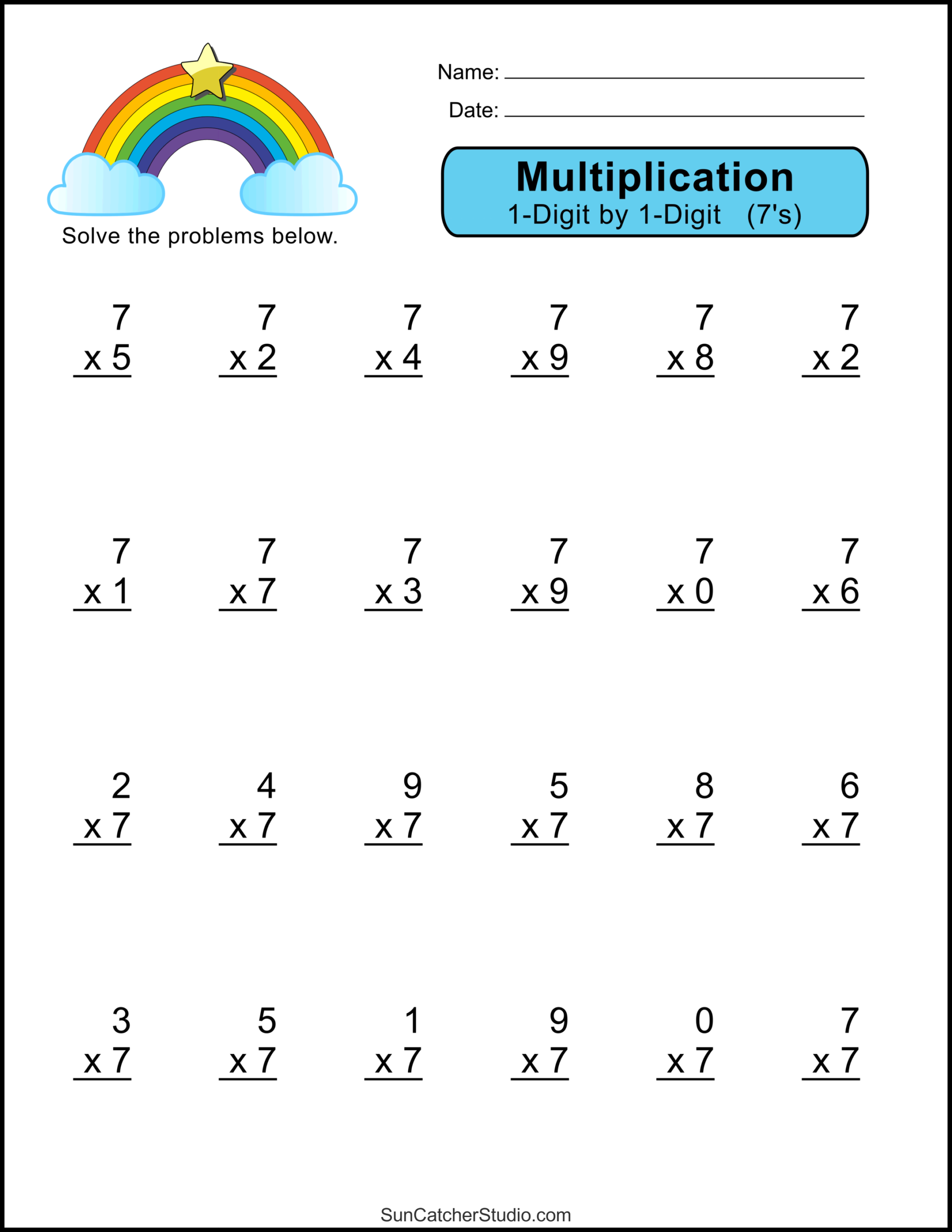 Times Tables Worksheets 2 3 4 5 6 7 8 9 10 11 And 12 Eleven Worksheets FREE Printable Worksheets Worksheetfun