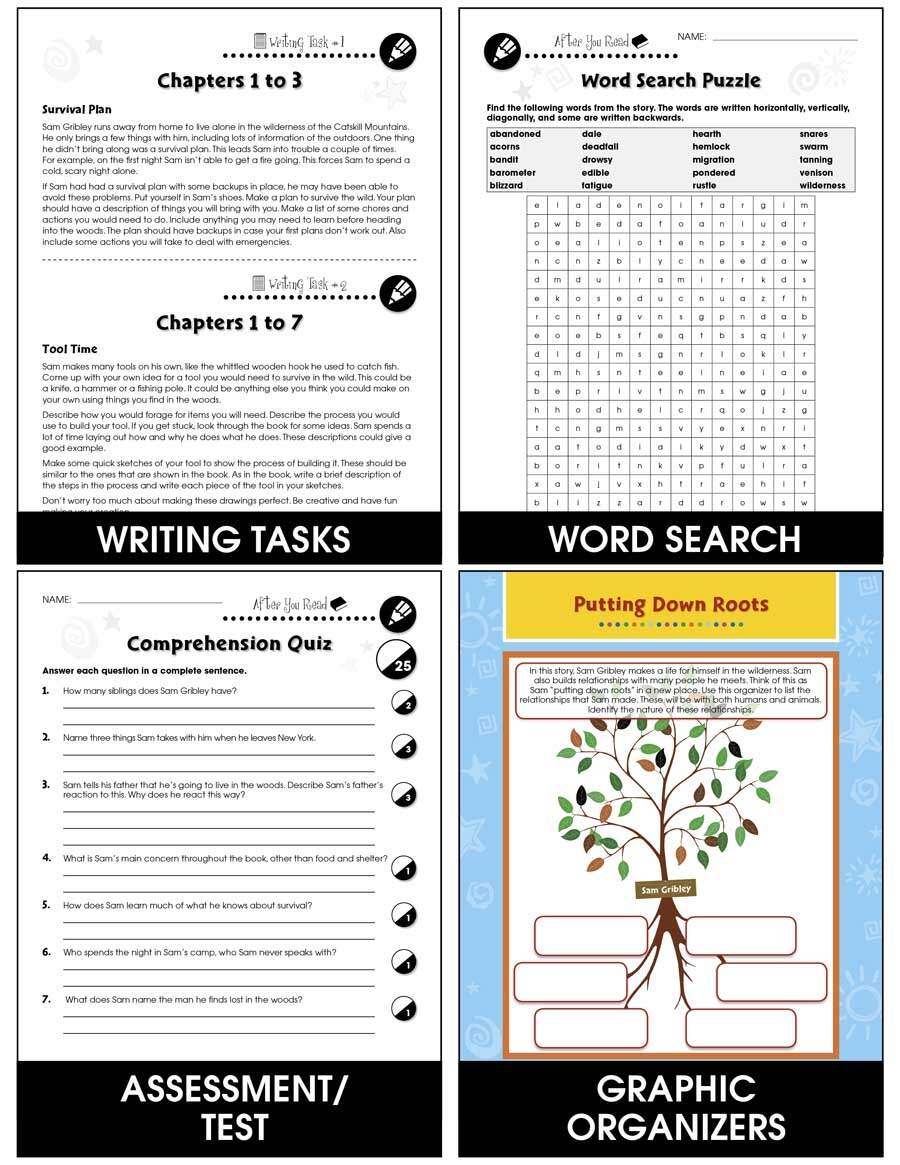 My Side Of The Mountain Literature Kit Gr 5 6 By Teach Simple My Side Of The Mountain Literature Kit Gr 5 6 By Teach Simple