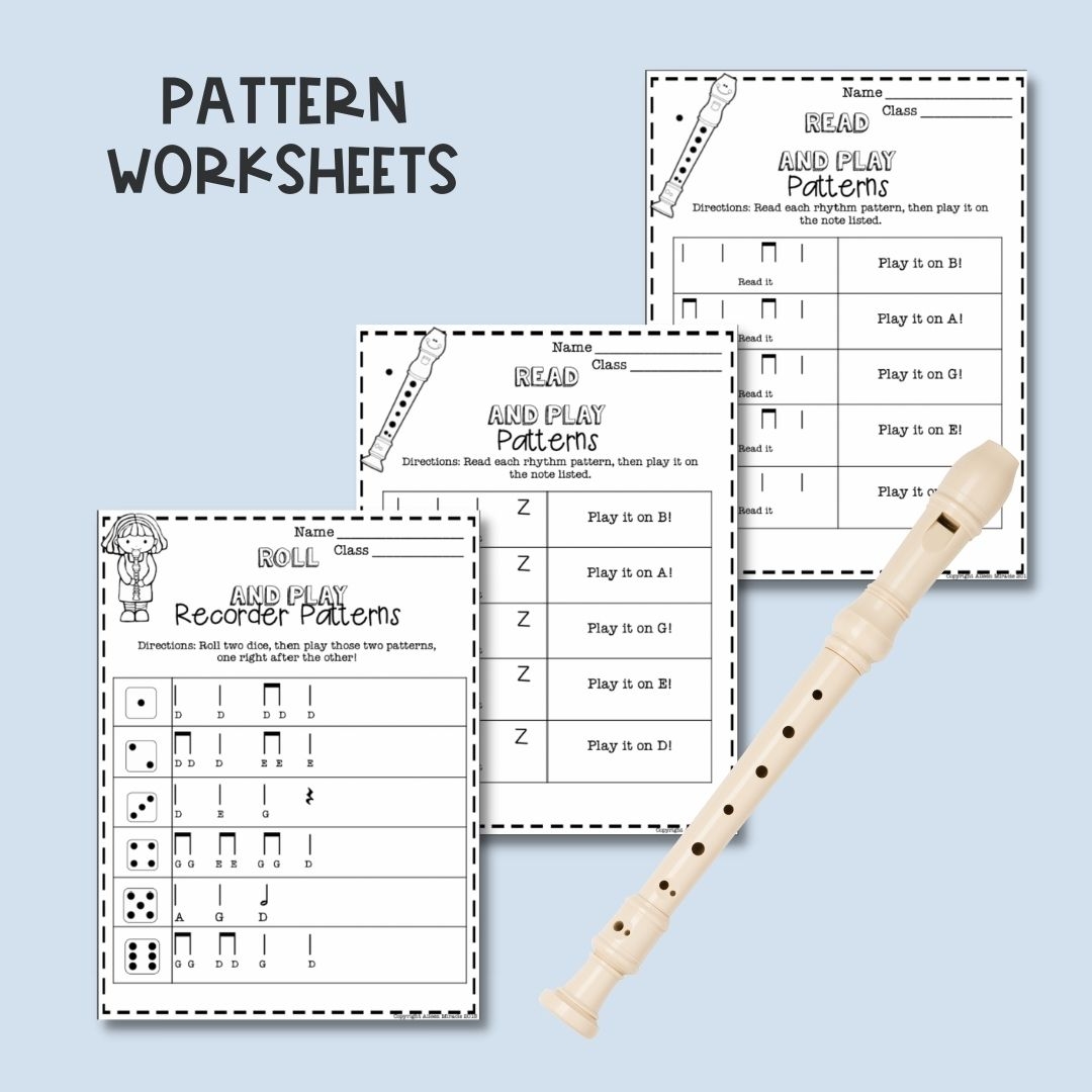 No Prep BAGED Recorder Worksheets Aileen S Music Room No Prep BAGED Recorder Worksheets Aileen S Music Room