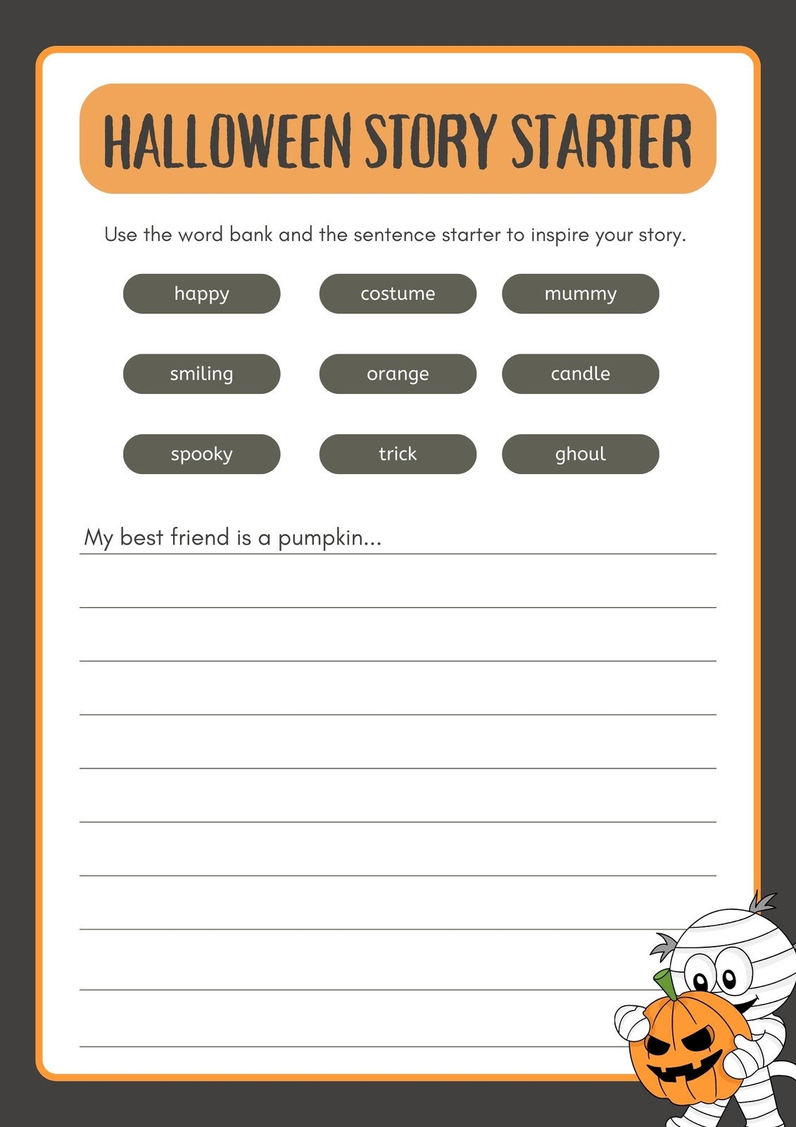 Page 2 Free Printable Halloween Worksheet Templates To Edit Canva Page 2 Free Printable Halloween Worksheet Templates To Edit Canva