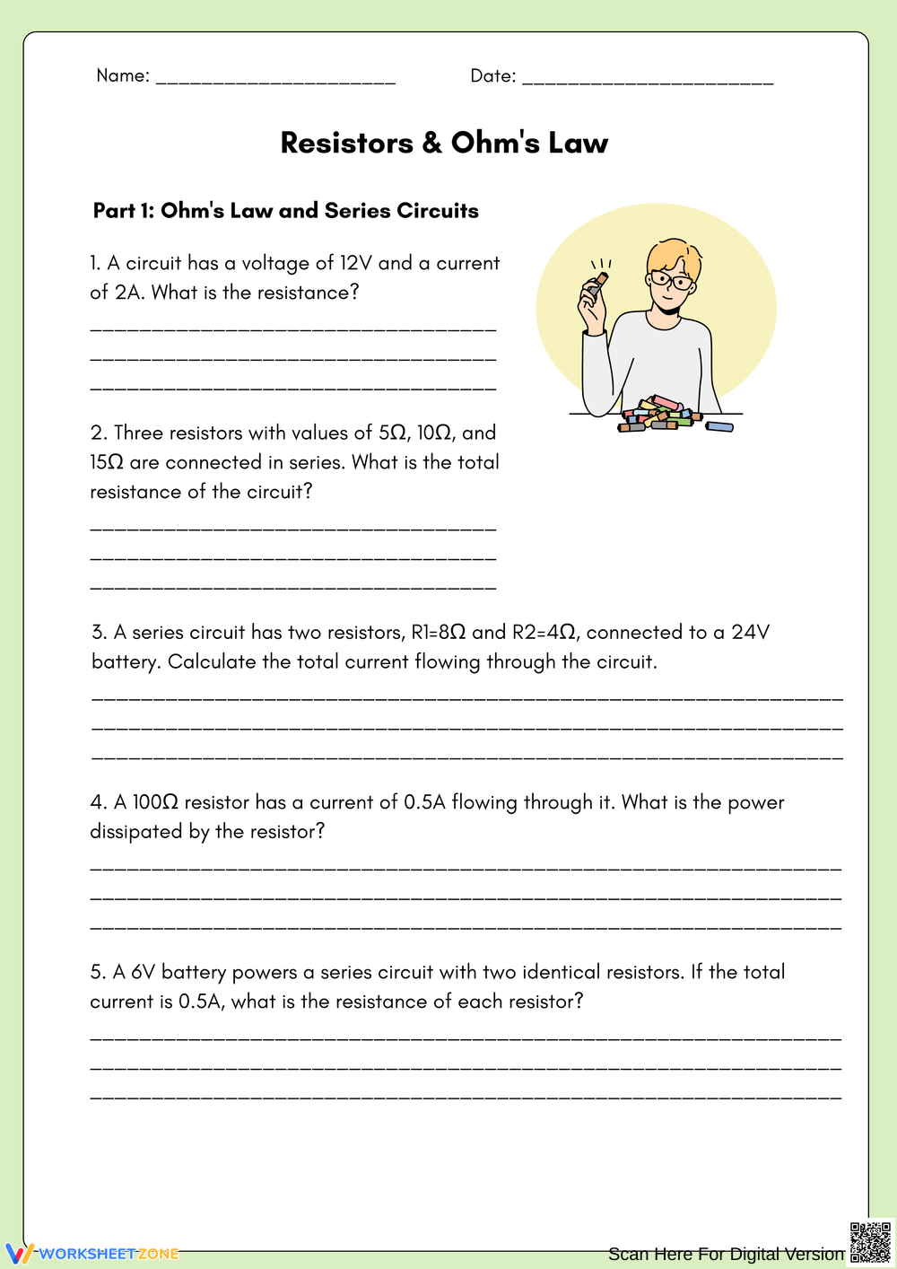Physics Worksheets Physics Worksheets