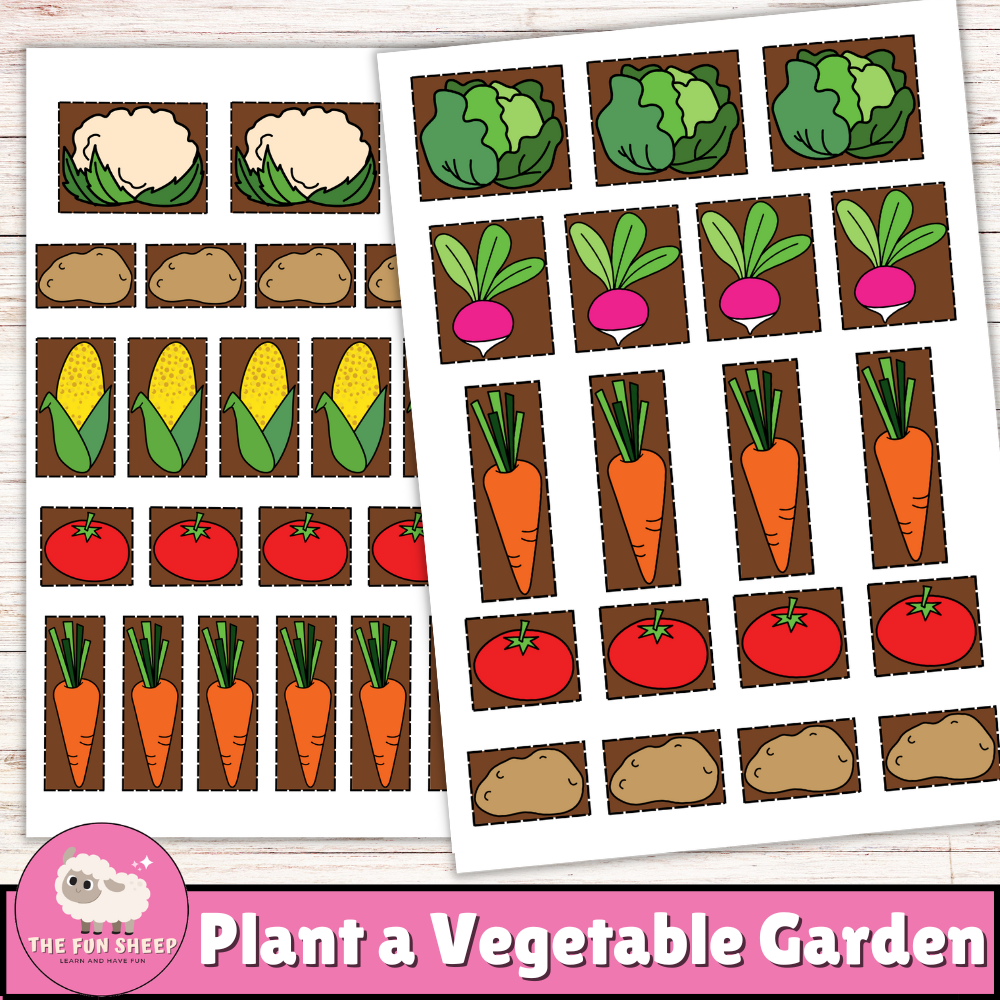 Plant A Vegetable Garden Make Your Own Garden Printable Cut And Paste Activity Made By Teachers Plant A Vegetable Garden Make Your Own Garden Printable Cut And Paste Activity Made By Teachers