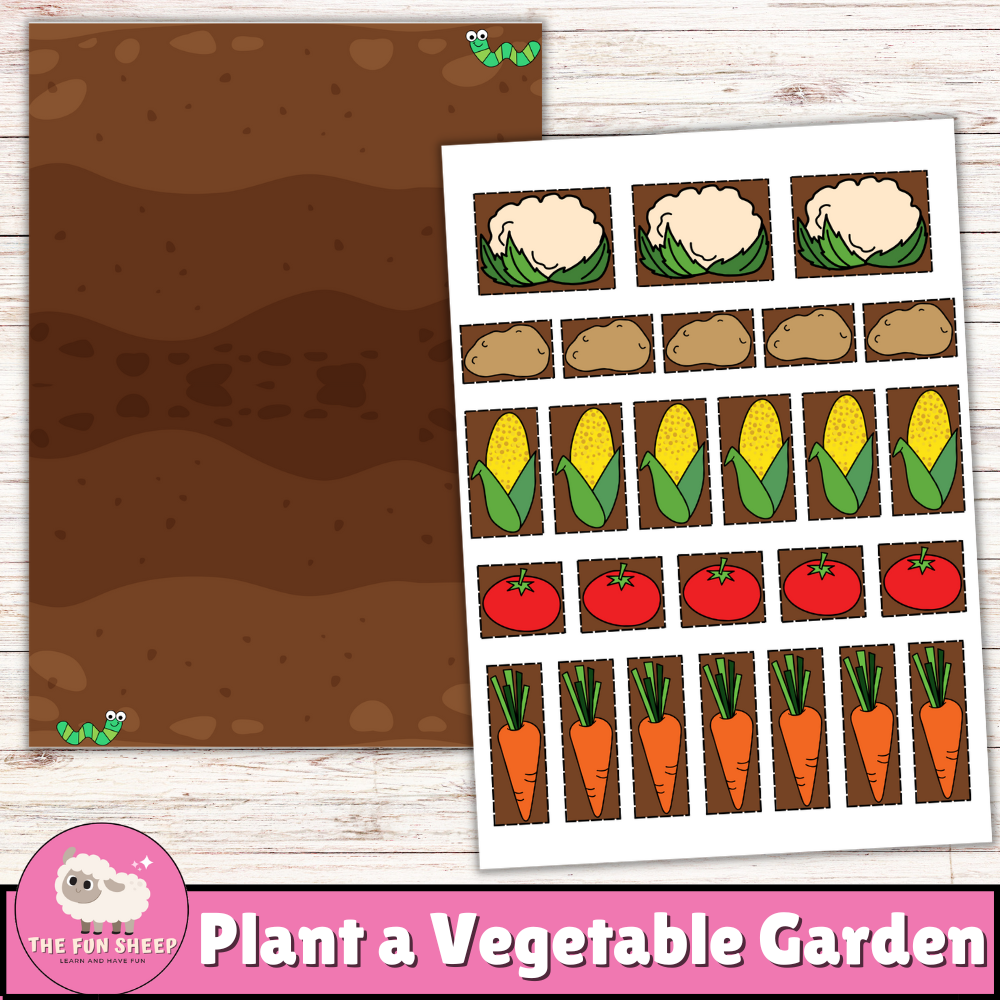 Plant A Vegetable Garden Make Your Own Garden Printable Cut And Paste Activity Made By Teachers Plant A Vegetable Garden Make Your Own Garden Printable Cut And Paste Activity Made By Teachers