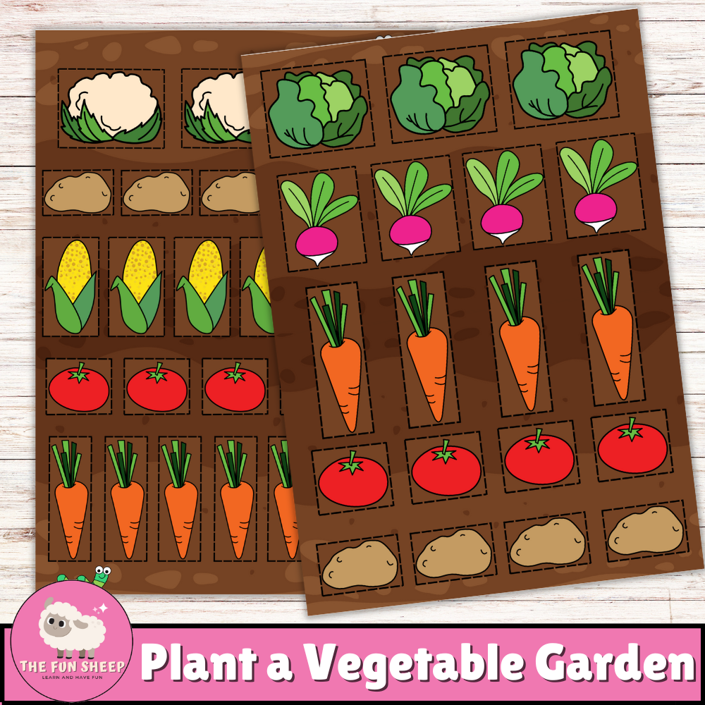 Plant A Vegetable Garden Make Your Own Garden Printable Cut And Paste Activity Made By Teachers Plant A Vegetable Garden Make Your Own Garden Printable Cut And Paste Activity Made By Teachers