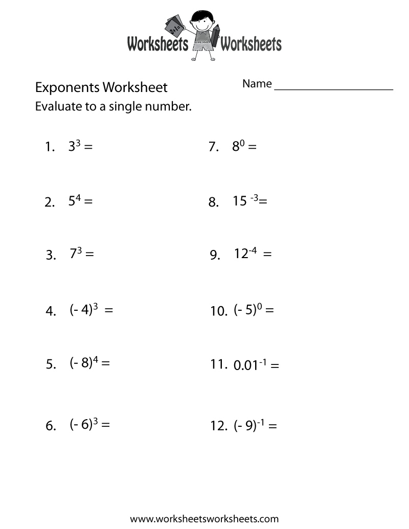 Pre Algebra Review Worksheet Practice Problems Exercises