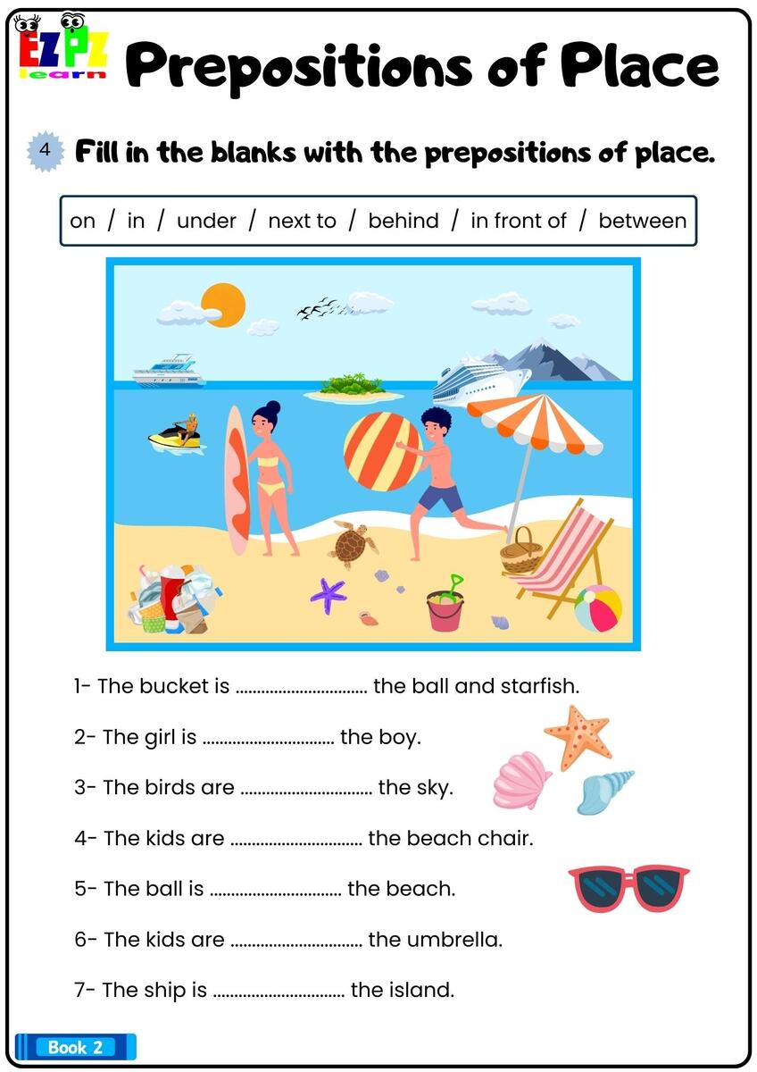 Prepositions Of Place Look At The Image And Fill In The Blanks Bk2 Grammar Worksheet Printable Pdf Ezpzlearn Prepositions Of Place Look At The Image And Fill In The Blanks Bk2 Grammar Worksheet Printable Pdf Ezpzlearn