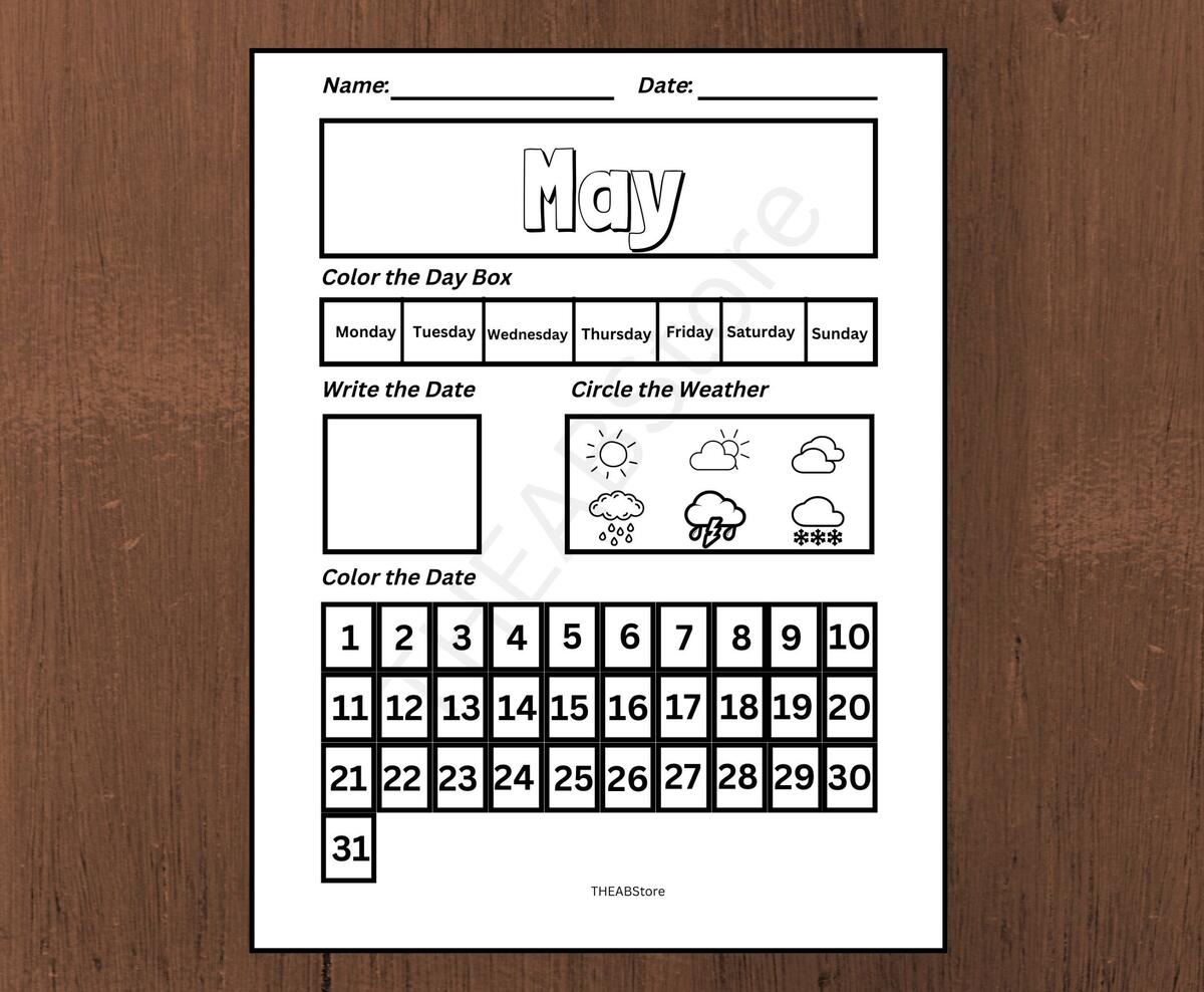 Calendar Worksheets Superstar Worksheets