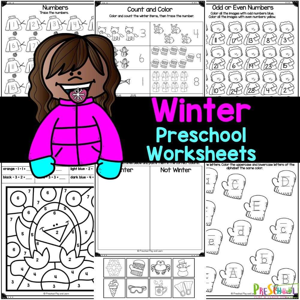 Preschool Play And Learn FREE Worksheets Crafts Activities