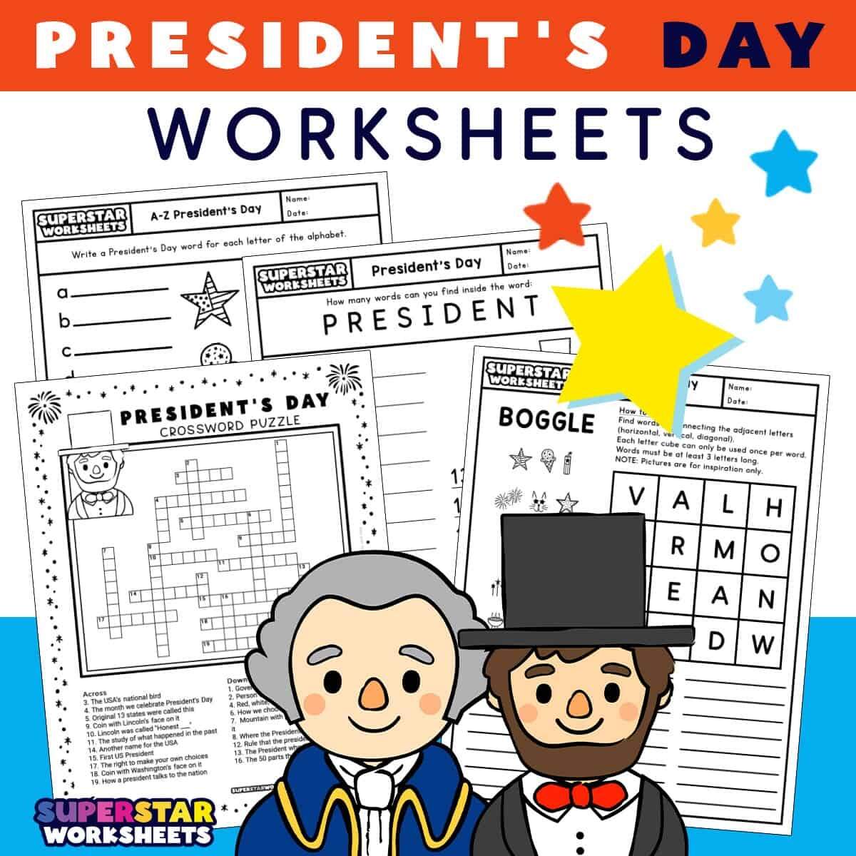 Presidents Day Worksheets Free Printables Superstar Worksheets Presidents Day Worksheets Free Printables Superstar Worksheets
