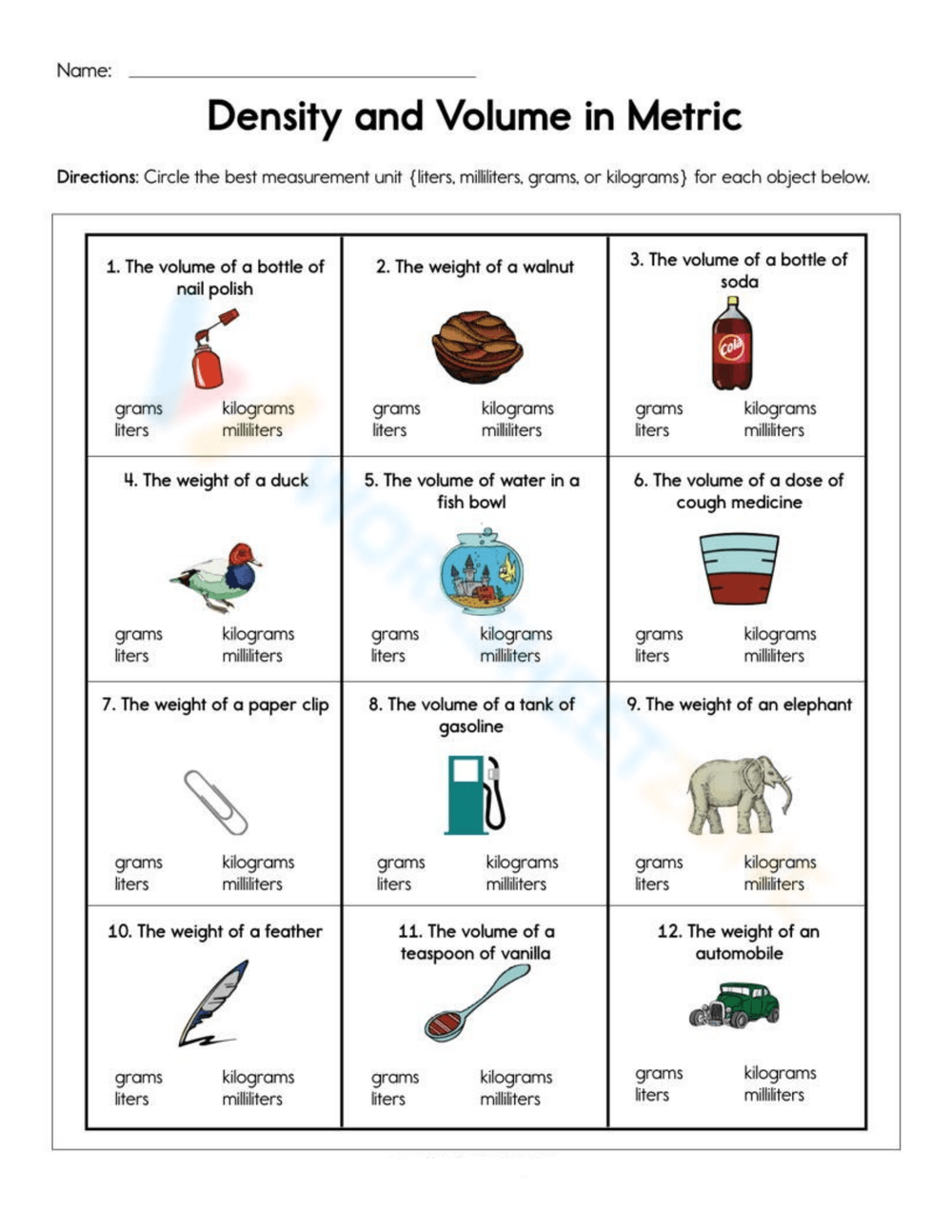 Printable 4th Grade Science Multiple Choices Worksheets Printable 4th Grade Science Multiple Choices Worksheets