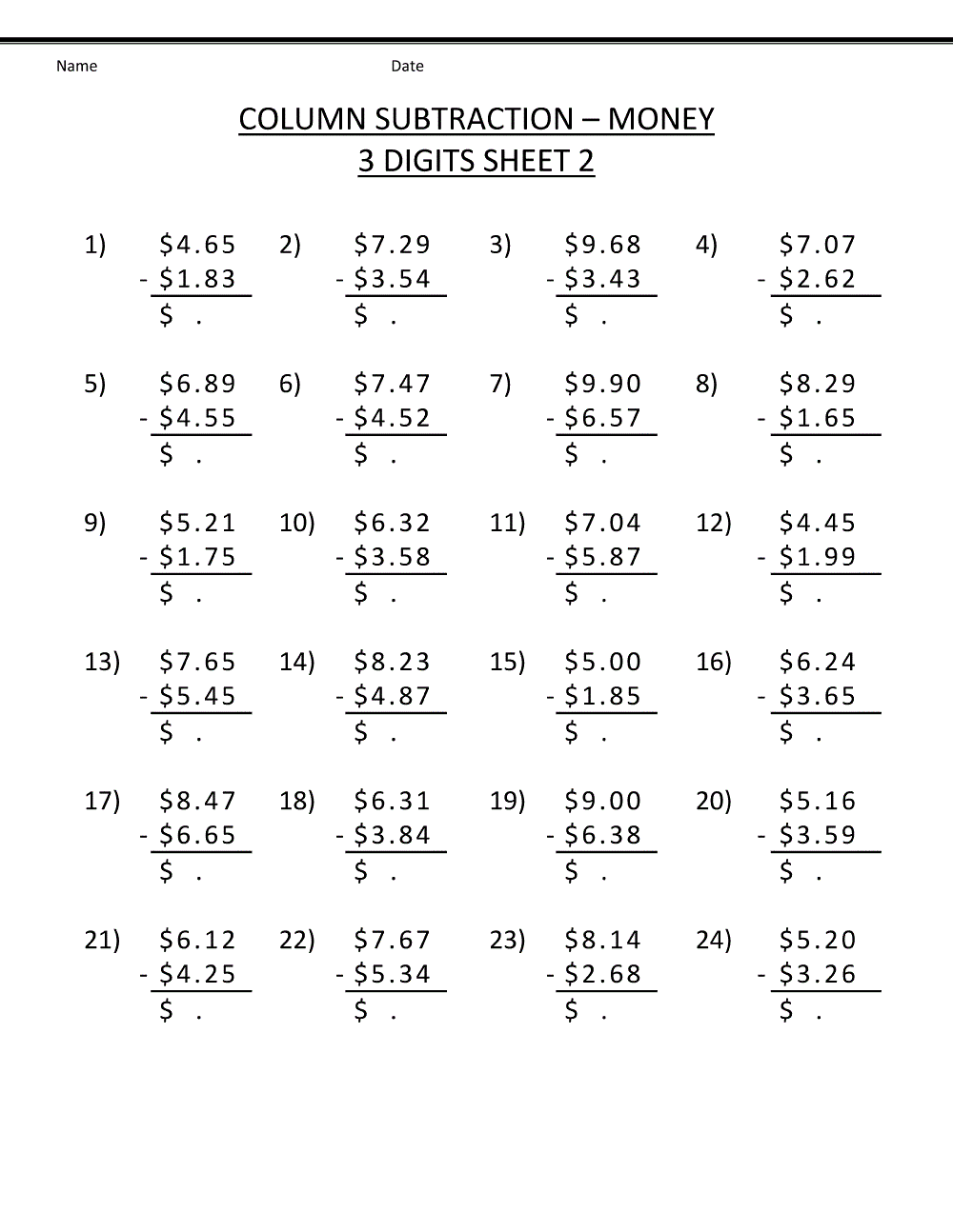 Printable Grade 4 Math Worksheets FREE PRINTABLE MULTIPLICATION WORKSHEETS WonkyWonderful