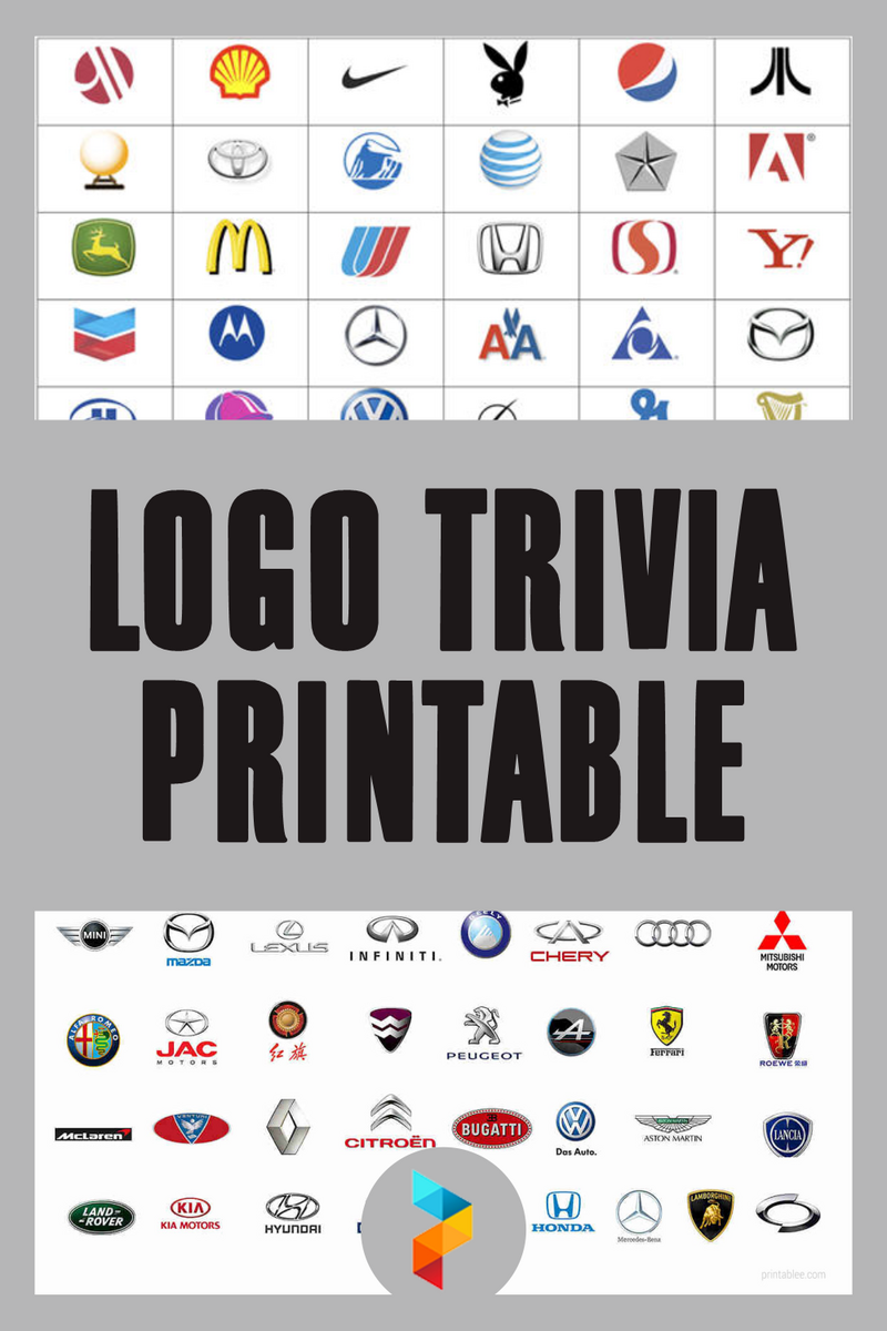 Printable Identify The Logo Quiz Quiz Worksheet Name The Logo Quiz And Answers Quiz Answers Guess
