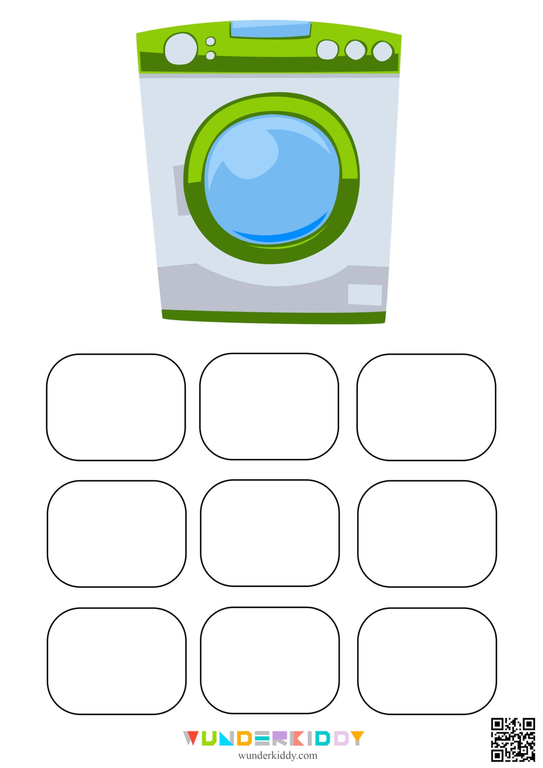 Printable Sorting Laundry Worksheets PDF For Toddlers