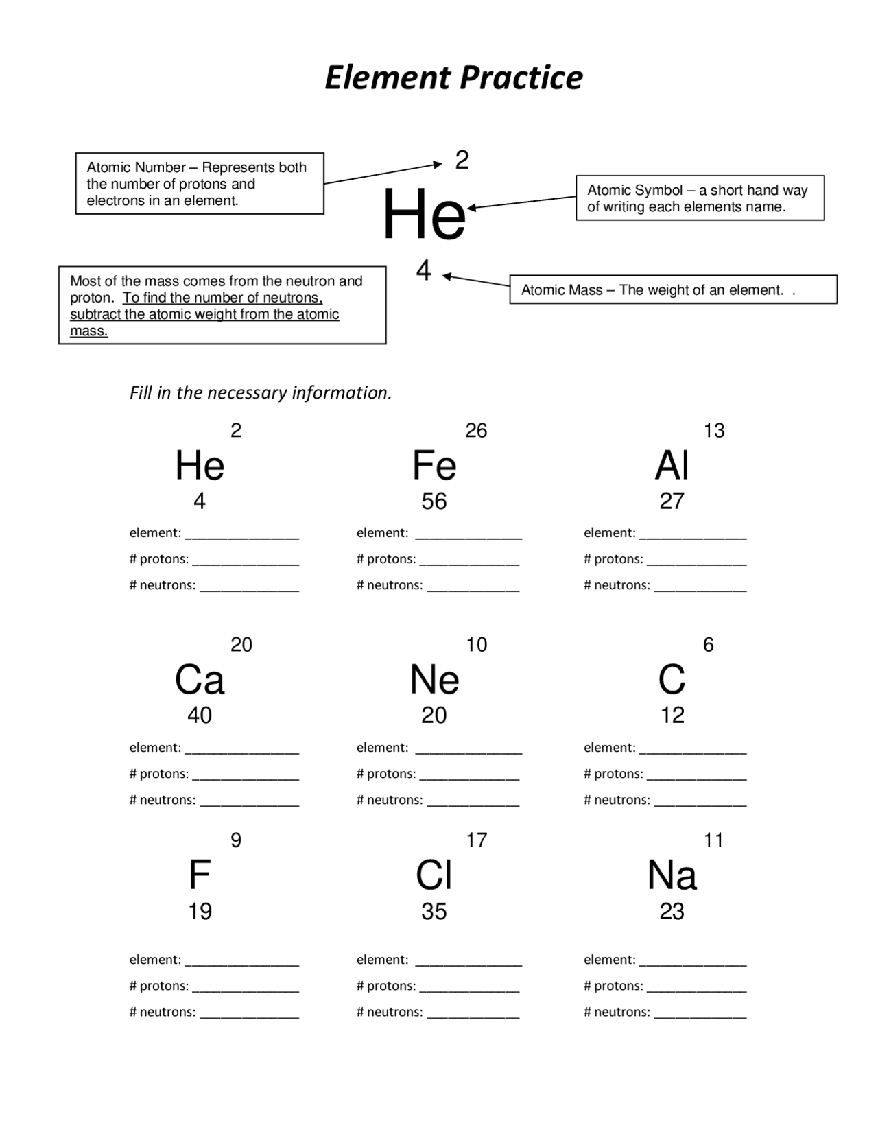 Protons Neutrons And Electrons Practice Worksheet Slides Worksheets Library Printable Protons Neutrons And Electrons Practice Worksheets