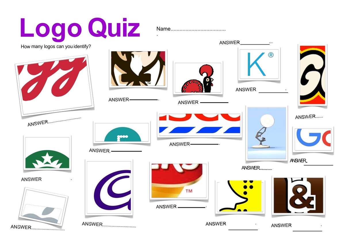 Quiz Worksheet Name The Logo Quiz With Answers Quiz Worksheet Name That Logo Quiz And Answers Quiz Worksheet Name The Logo Quiz With Answers Quiz Worksheet Name That Logo Quiz And Answers