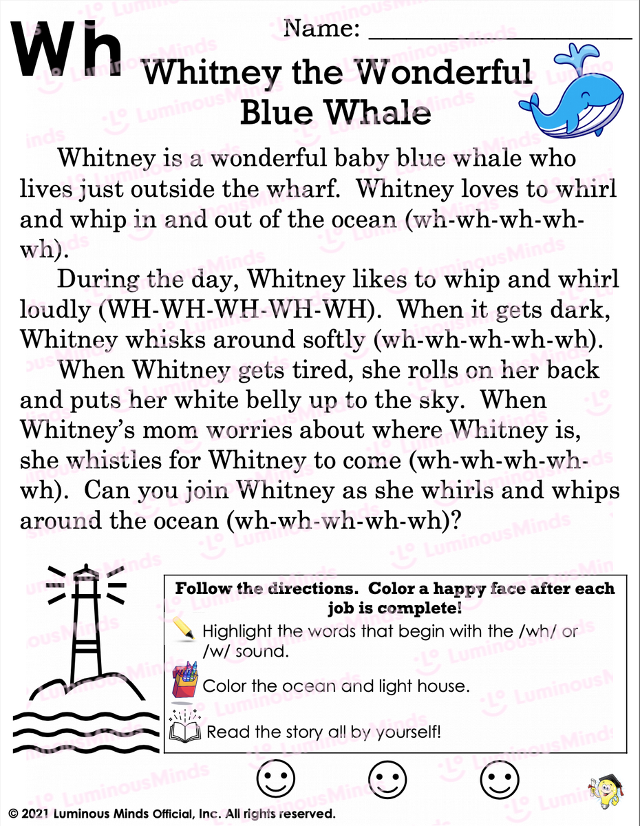 Reading Comprehension Worksheets Shawn S Puppy