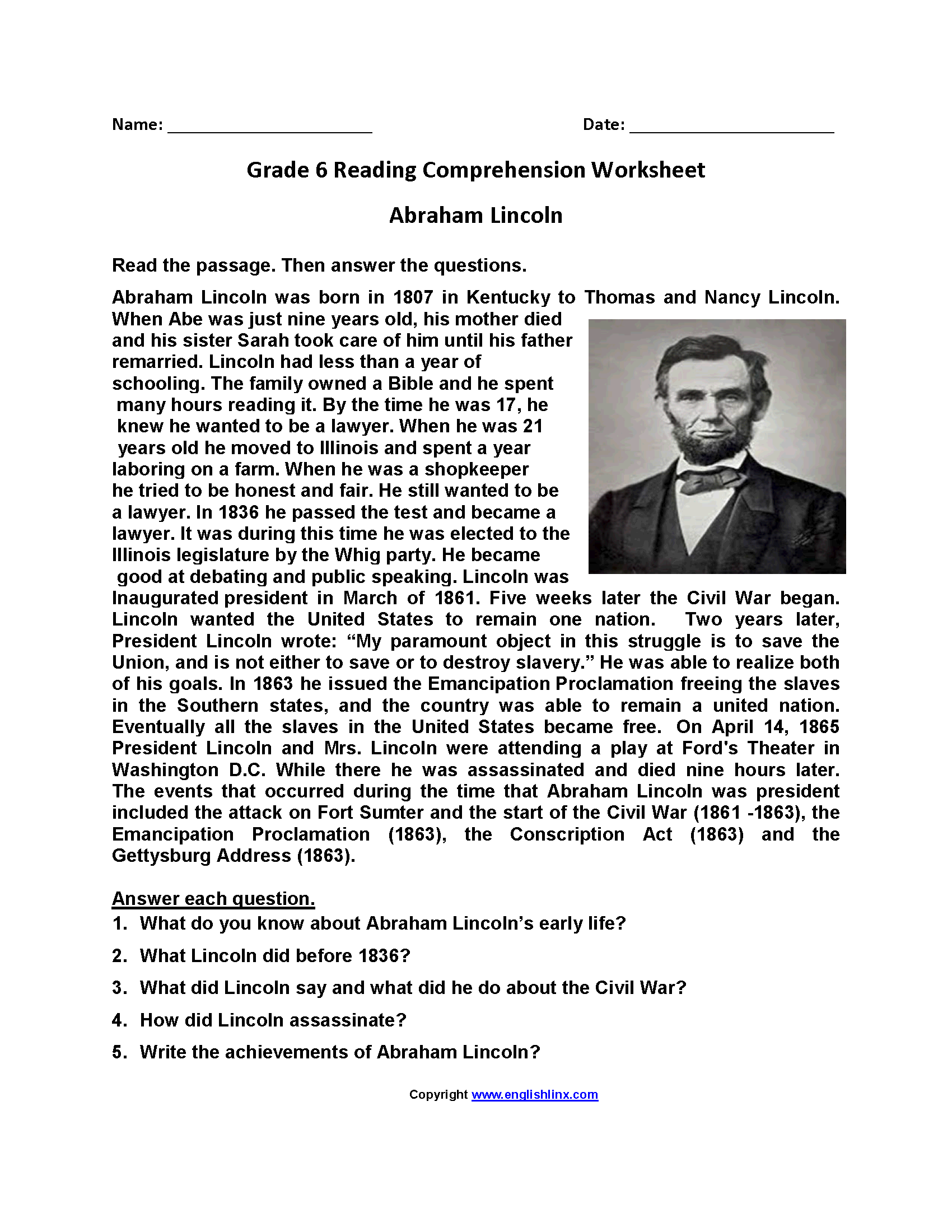 Reading Worksheets Printable Reading Skills By Grade Topic Reading Comprehension Worksheets Online Or Printable