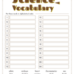 Science Worksheets Word Lists And Activities GreatSchools Worksheets Library
