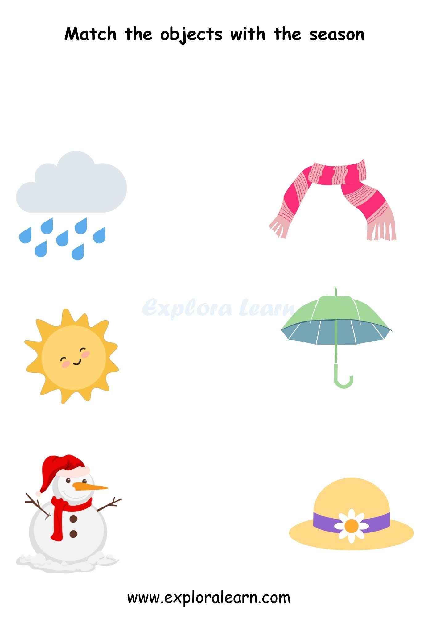 Four Seasons Free Worksheet SKOOLGO