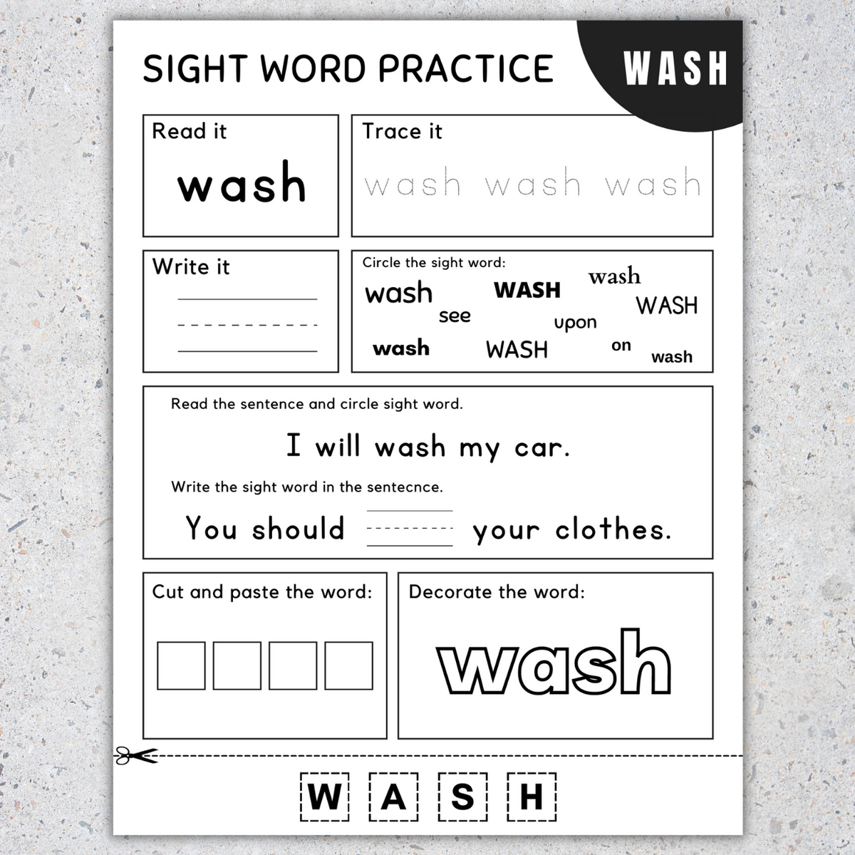 Second Grade Sight Words 2nd Grade Sight Words Worksheets SET 1 Made By Teachers