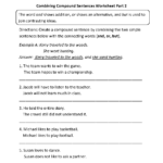 Sentences Worksheetes Compound Sentences Worksheets