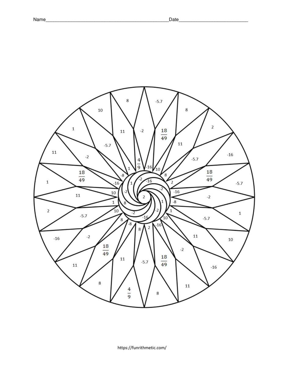 Solving Equations Color By Number Funrithmetic Solving Equations Color By Number Funrithmetic
