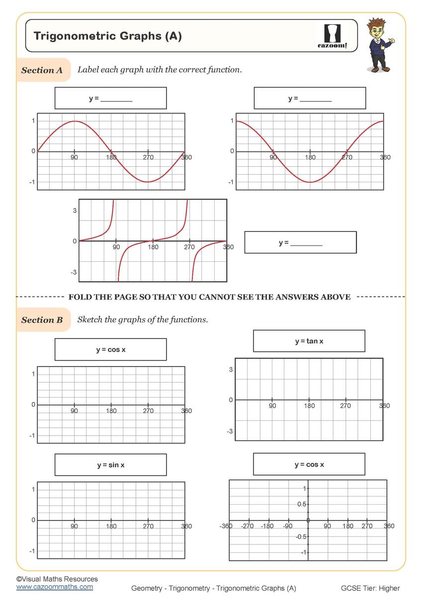 Solving Trigonometric Equations Worksheet Printable Maths Worksheets Solving Trigonometric Equations Worksheet Printable Maths Worksheets