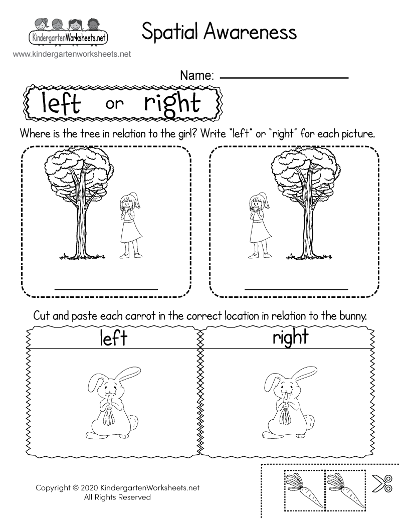 Spatial Concepts Worksheet Free Printable Digital PDF Spatial Awareness Activity