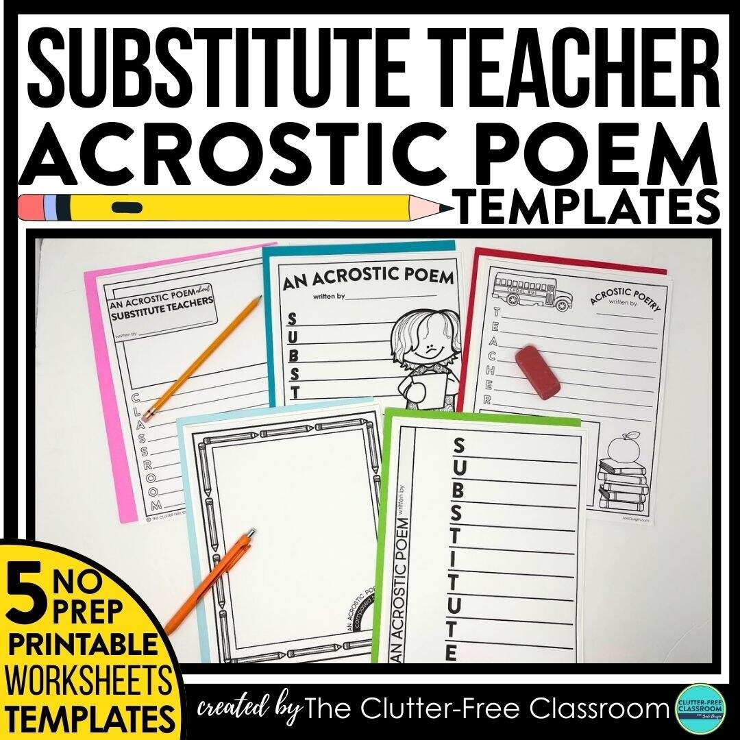 Substitute Teacher Activities For 1st 5th Grade In 2026 Teaching With Jodi Durgin And Company Substitute Teacher Activities For 1st 5th Grade In 2026 Teaching With Jodi Durgin And Company