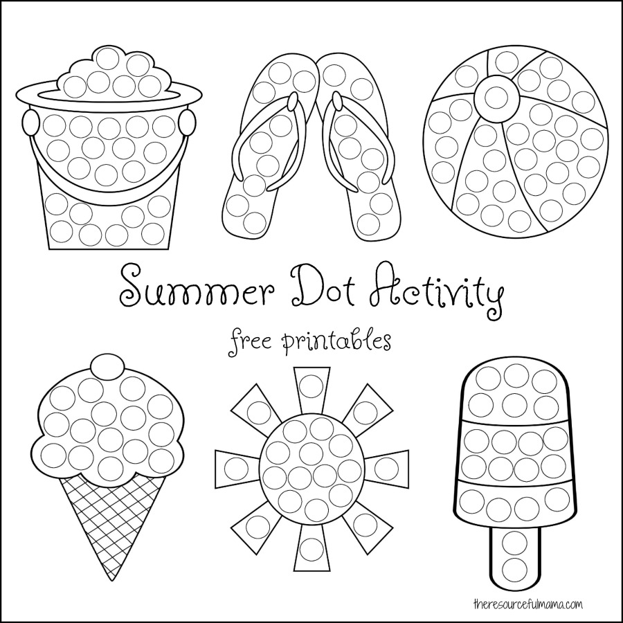 Dot Marker Printables Superstar Worksheets